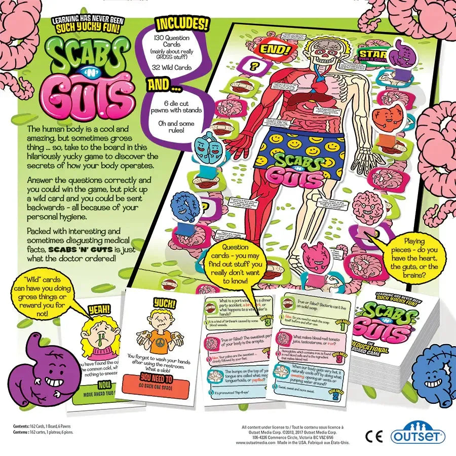 Scabs 'N' Guts - The Meducational Board Game - Outset