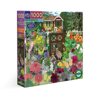 Scandinavian Garden 1000 Piece Jigsaw Puzzle eeBoo - BIG FRENCHIES
