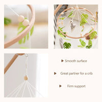 Baby Crib Mobile Rattle Toy Forest Animal Bed Bell