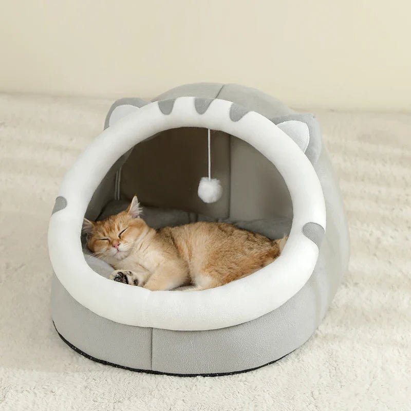 Cat Cave Bed – Washable Cat Bed & Cozy Hideaway - BIG FRENCHIES
