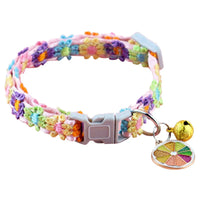 Colorful Pet Collar With Bell for Cats & Small Dogs