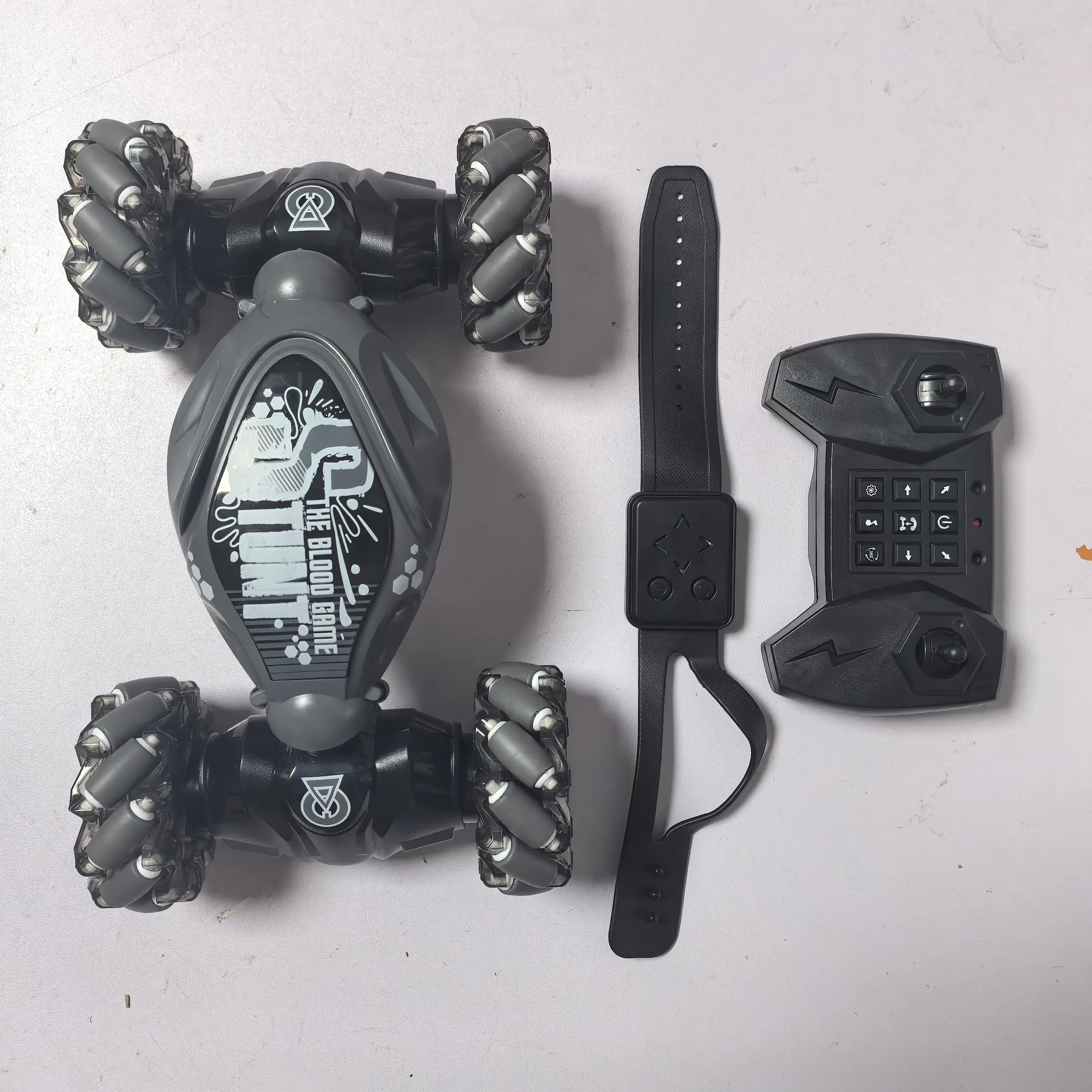 4WD RC Drift Car With LED Lights & Music 360° Stunt Climbing Toy - BIG FRENCHIES