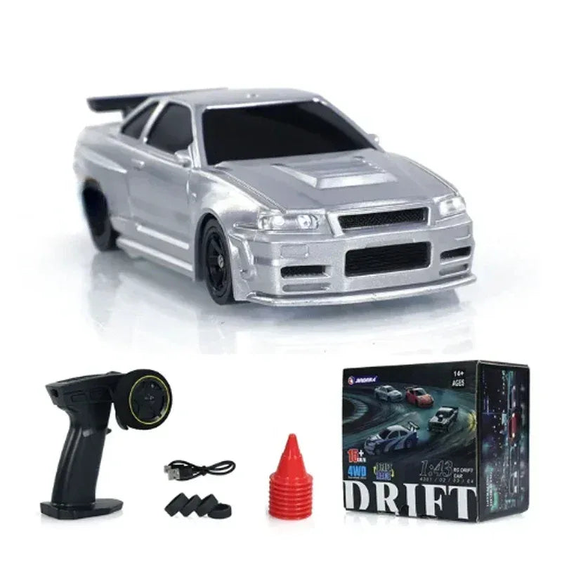 2.4G RC Drift Car 1/43 4WD Remote Control Mini Racing Car Toy - BIG FRENCHIES