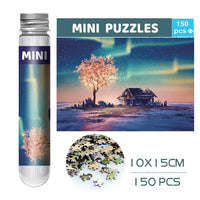 150PCS Oil Painting Jigsaw Puzzles – Mini Test Tube Educational Toy - BIG FRENCHIES