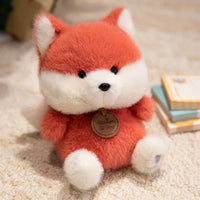 Cute Sitting Animal Plush Toys – Red Panda, Fox, Sloth & More - BIG FRENCHIES
