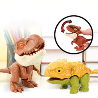 5/10PCS Finger-biting Dinosaurs Movable Joints Size Simulation Dinosaur Model Toys Children Educational Toys Children Christmas