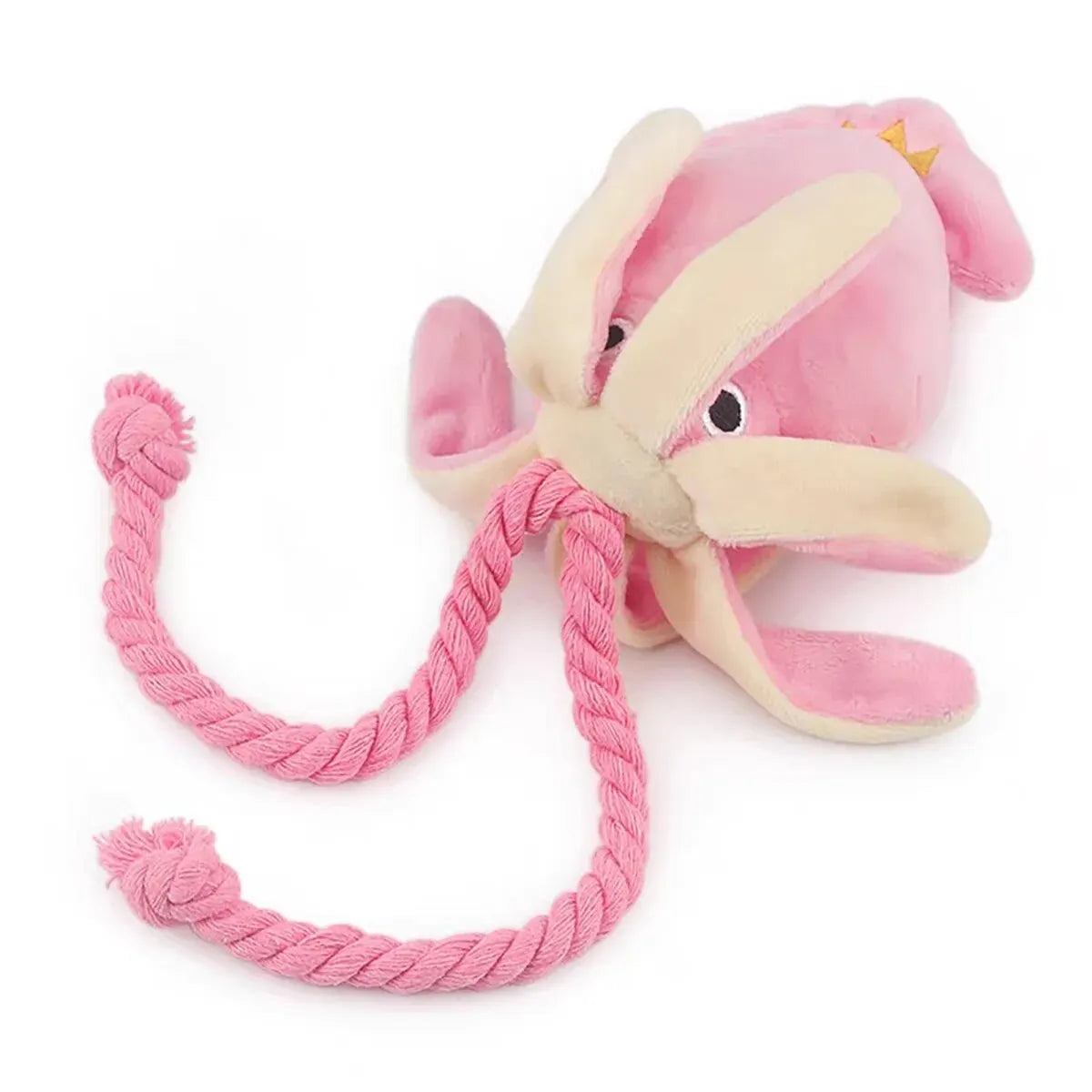 Supet Pet Octopus Plush Rope Toy – Bite-Resistant Interactive Dog Toy for Indoor & Outdoor Play - BIG FRENCHIES
