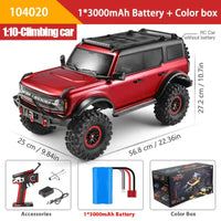 WLtoys 104020 1/10 RC Car 4WD Off-Road Remote Control Climbing Toy - BIG FRENCHIES