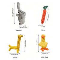 Durable Rope Knot Dog Toy – Hand-Woven Cotton Chew Toy for Small & Medium Dogs - BIG FRENCHIES