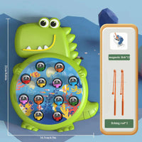 Dinosaur Magnetic Fishing Toys - Montessori Educational Game for Kids | Fun & Safe Play Rod Gift