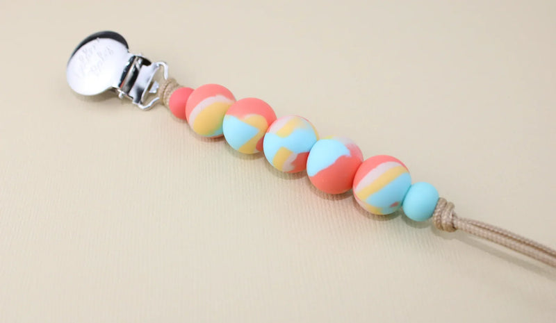 Pacifier Clip // Orange Dream - BIG FRENCHIES