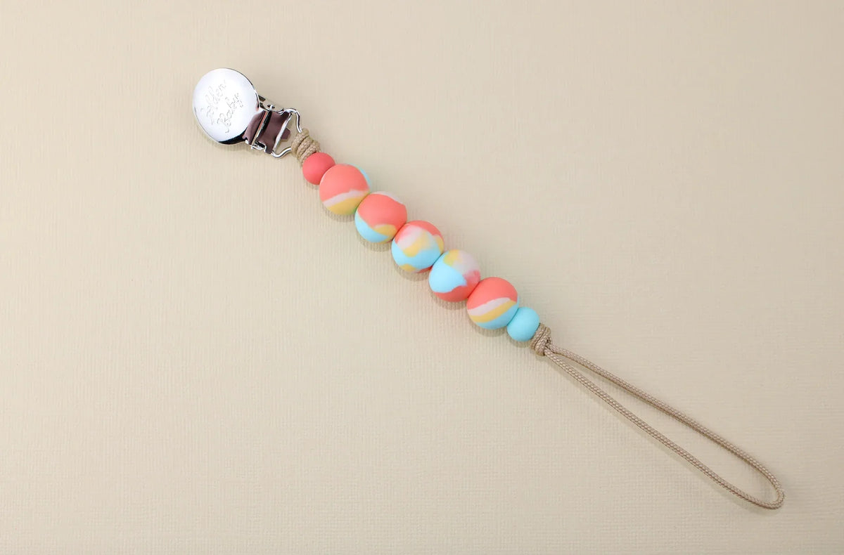 Pacifier Clip // Orange Dream - BIG FRENCHIES