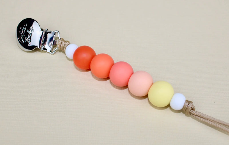 Sunrise Pacifier Clip - BIG FRENCHIES