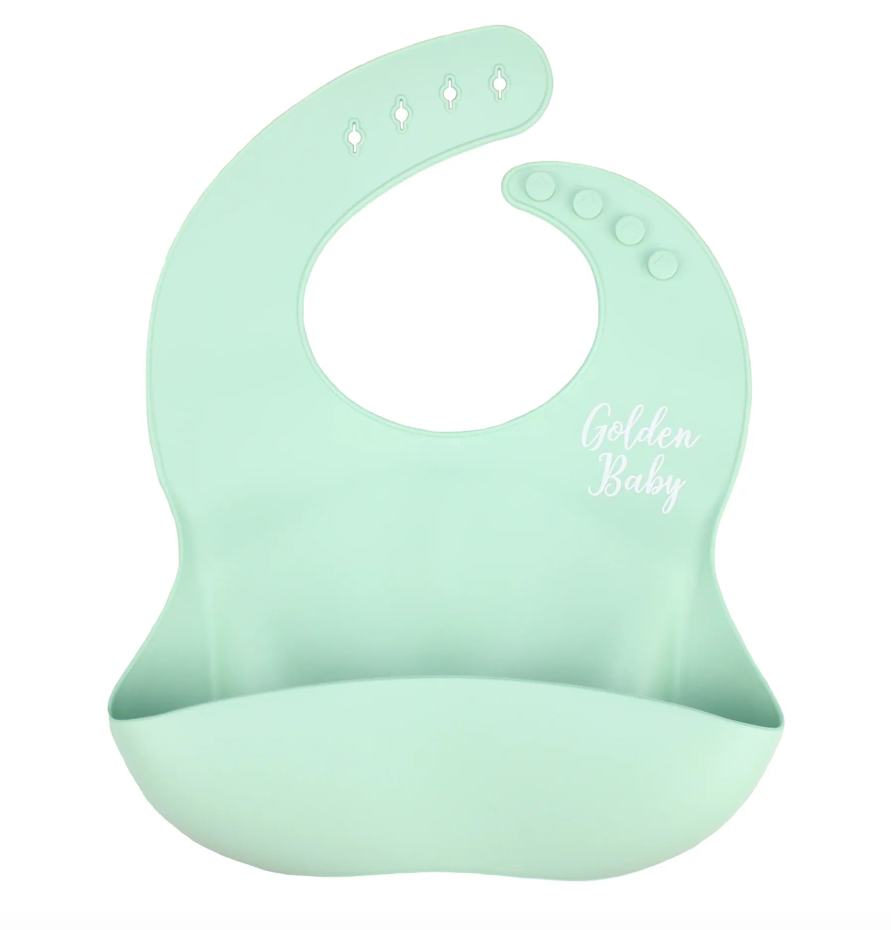 Silicone Pocket Bib // Aqua - BIG FRENCHIES
