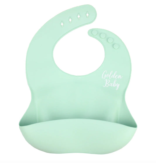 Silicone Pocket Bib // Aqua - BIG FRENCHIES