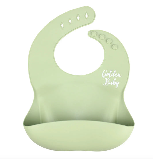 Silicone Pocket Bib // Sage - BIG FRENCHIES