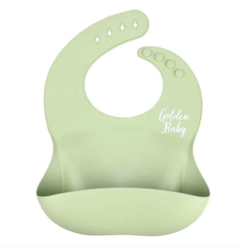 Silicone Pocket Bib // Sage - BIG FRENCHIES
