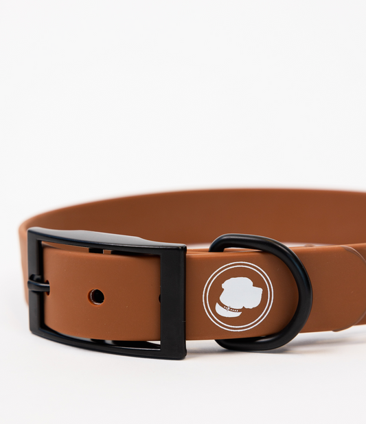 The Modern Dog Company - Coco Brown Collar (Weather + Odor Resistant) - BIG FRENCHIES
