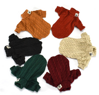 Winter Warm Knitted Turtleneck Sweater for Small Dogs or Cats - BIG FRENCHIES