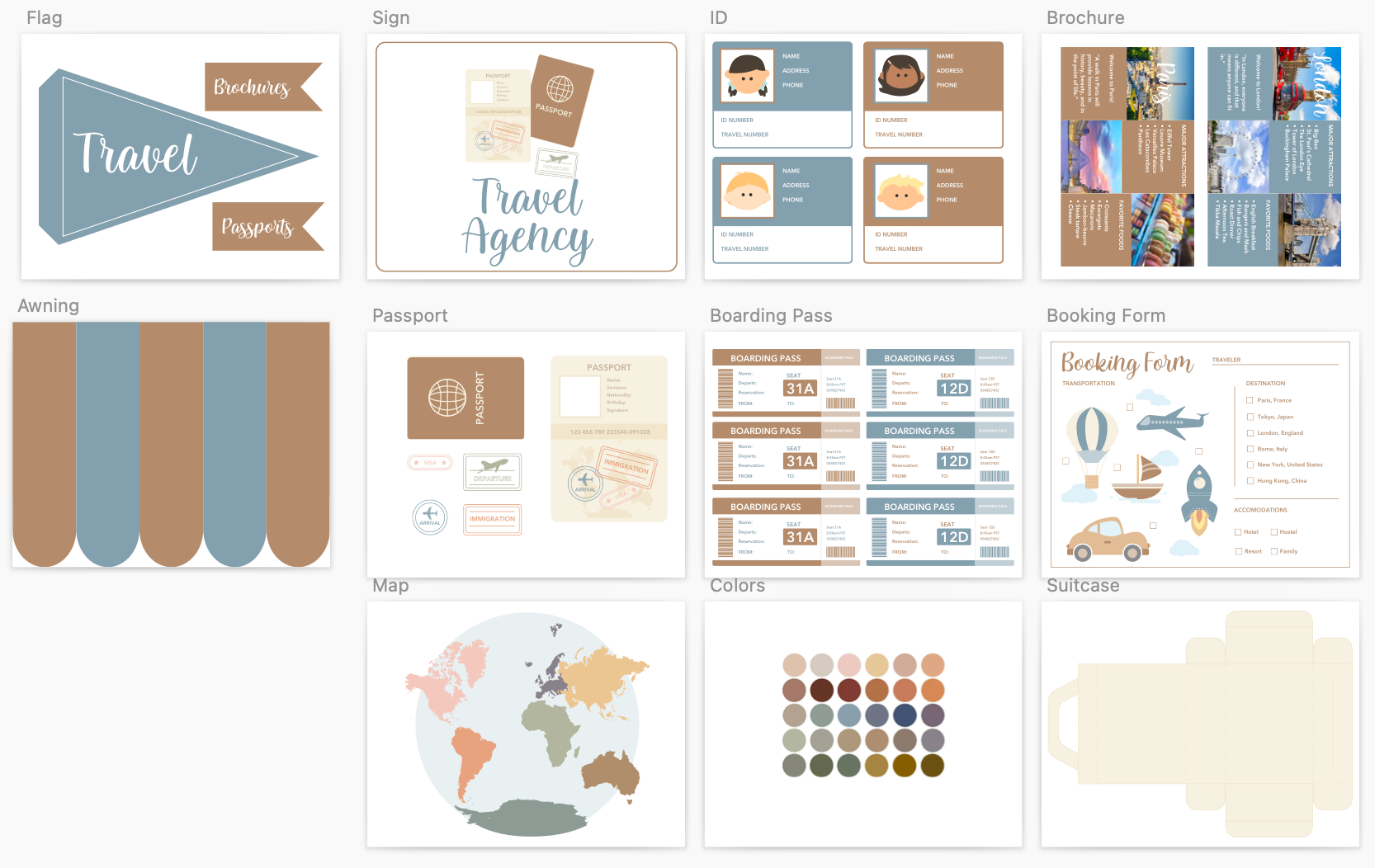 Travel Agency Dramatic Play