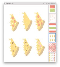 Pizza Shop Printable Dramatic Play Kit