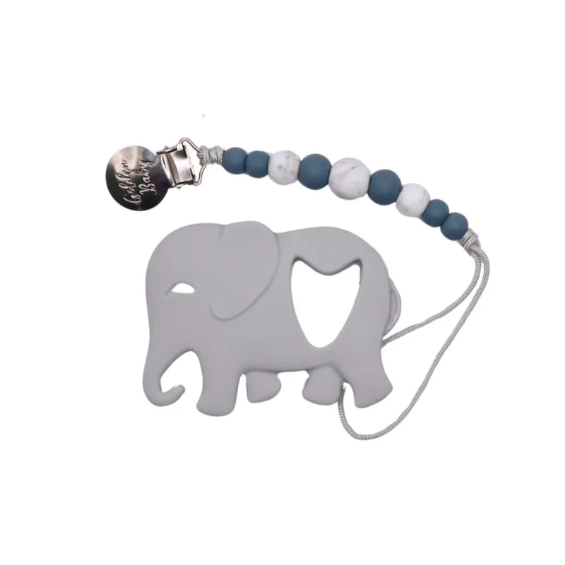 Elephant Teether Set // Grey - BIG FRENCHIES