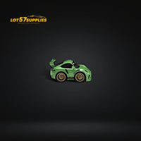 MINICRAFTSMAN Porsche 911 GT3 RS Egg Cart Green 1:64