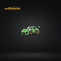 MINICRAFTSMAN Porsche 911 GT3 RS Egg Cart Green 1:64