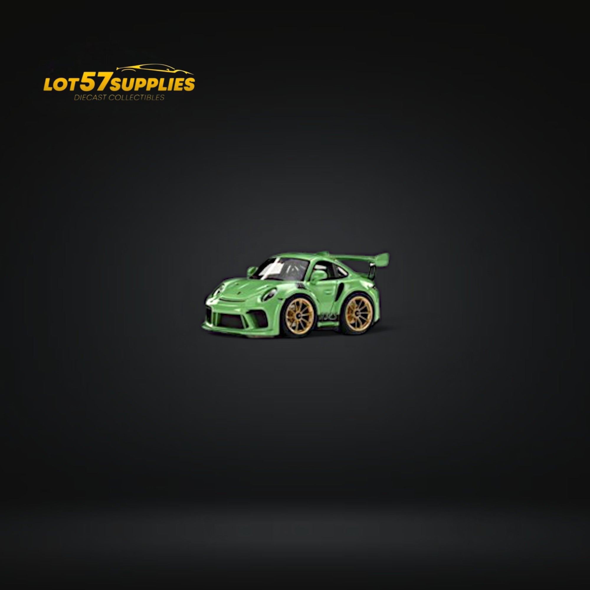 MINICRAFTSMAN Porsche 911 GT3 RS Egg Cart Green 1:64