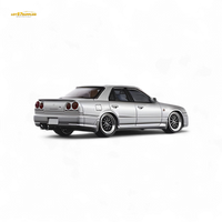 Mortal ER34 Skyline 25GT-t Ordinary Silver 1:64