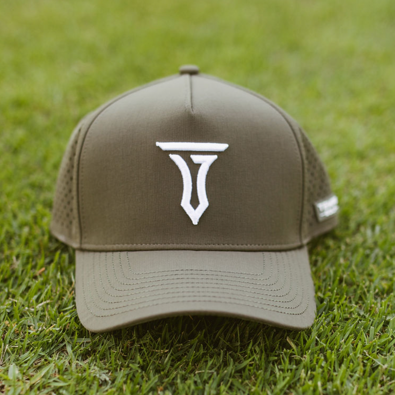 Iconic T 5 Panel Snapback Hat - Green - BIG FRENCHIES