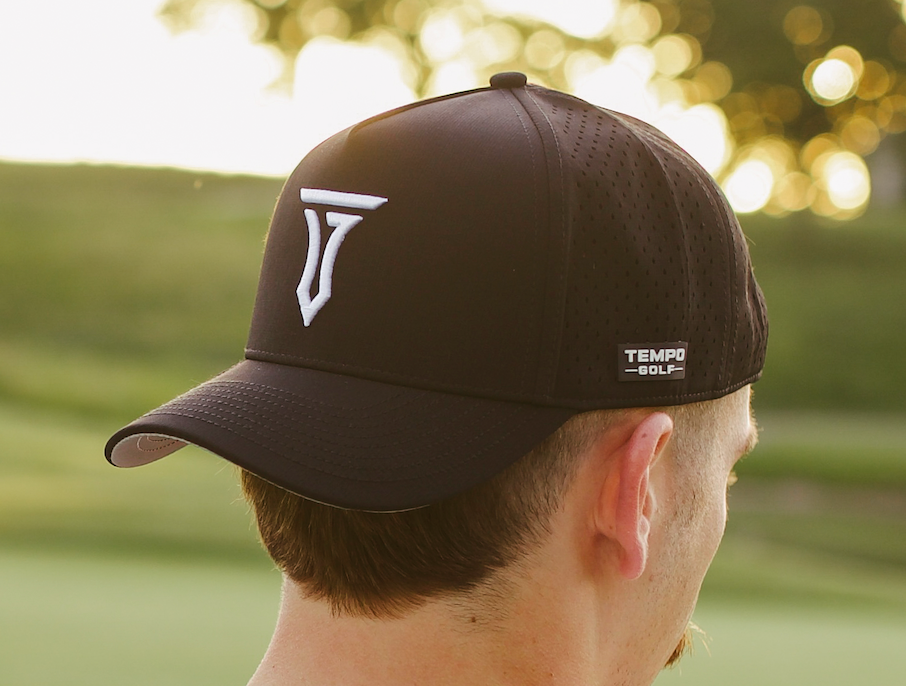Iconic T 5 Panel Snapback Hat - Black - BIG FRENCHIES