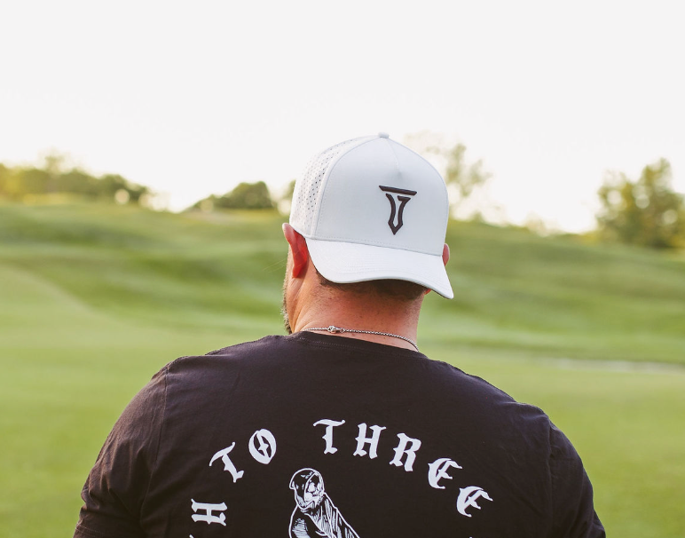 Iconic T 5 Panel Snapback Hat - White - BIG FRENCHIES