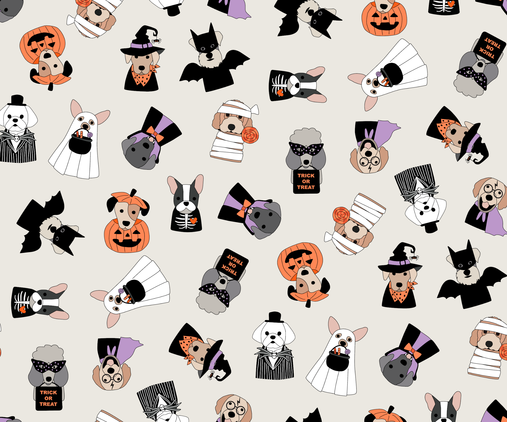 Bark & Treat (Women's Long Sleeve PJ)