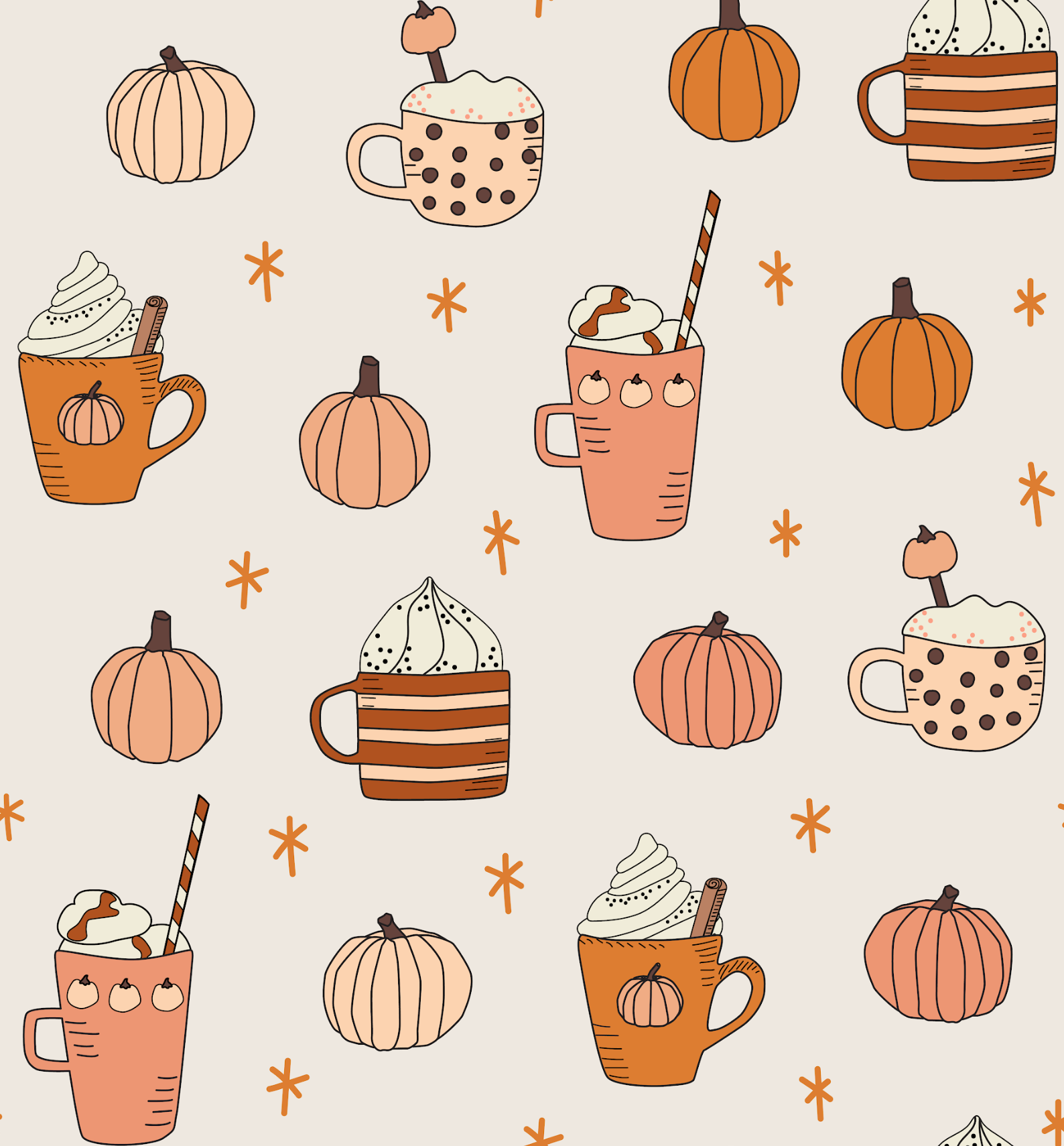 Pumpkin Spice (Long Sleeve PJ) - BIG FRENCHIES