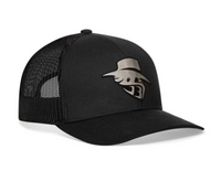 JBR Silver Logo  |  Metallic Leather Snapback