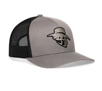 JBR Silver Logo  |  Metallic Leather Snapback