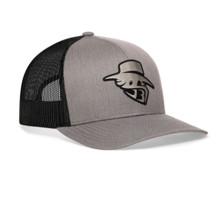 JBR Silver Logo  |  Metallic Leather Snapback