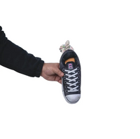Squeaky Comfort Plush Sneaker Dog Toy – with Treat Compartment, Safe & Durable – Black - BIG FRENCHIES