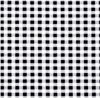Black and White Check Bandana