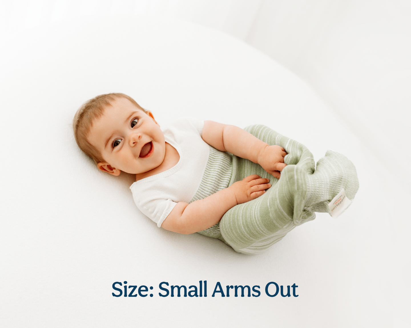 Bamboo Blend Mint Arms Out™ Short Sleeve Sleep Sack