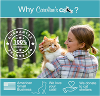 Caroline's Cats Automatic Butterfly Cat Toy – Interactive 2 in 1 with Auto Shut Off & Catnip Ball Track; Recommended Electric Exercise & Enrichment Game