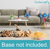 Caroline's Cats Fluttering Butterfly Cat Toy Refill, Replacement Butterflies, Fits All for Paws, Potaroma, Other Brands