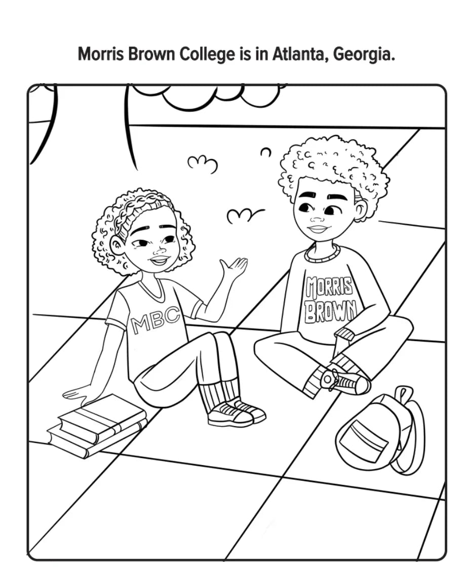 The ABCs of HBCUs Coloring Book - BIG FRENCHIES