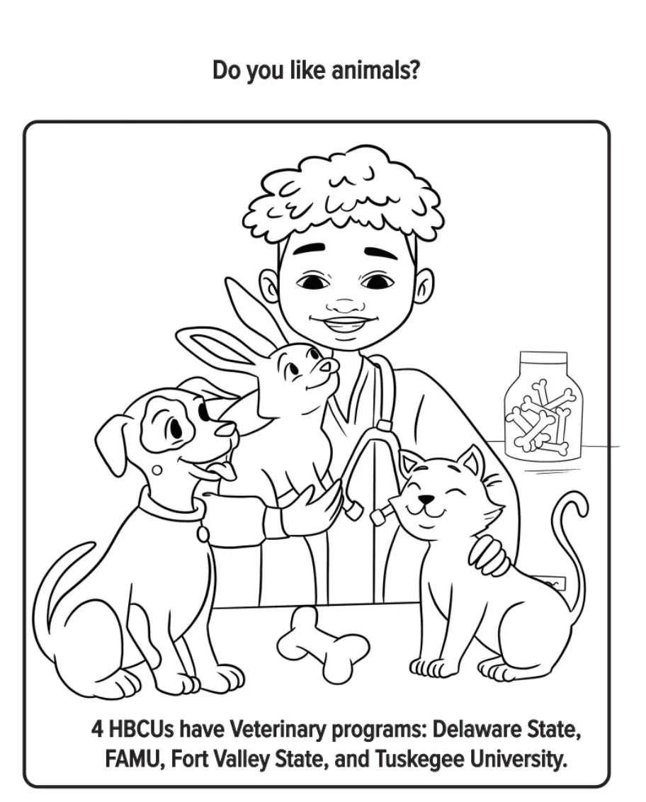 The ABCs of HBCUs Coloring Book - BIG FRENCHIES