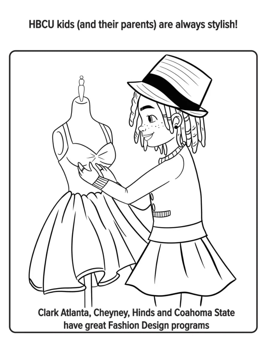 The ABCs of HBCUs Coloring Book - BIG FRENCHIES