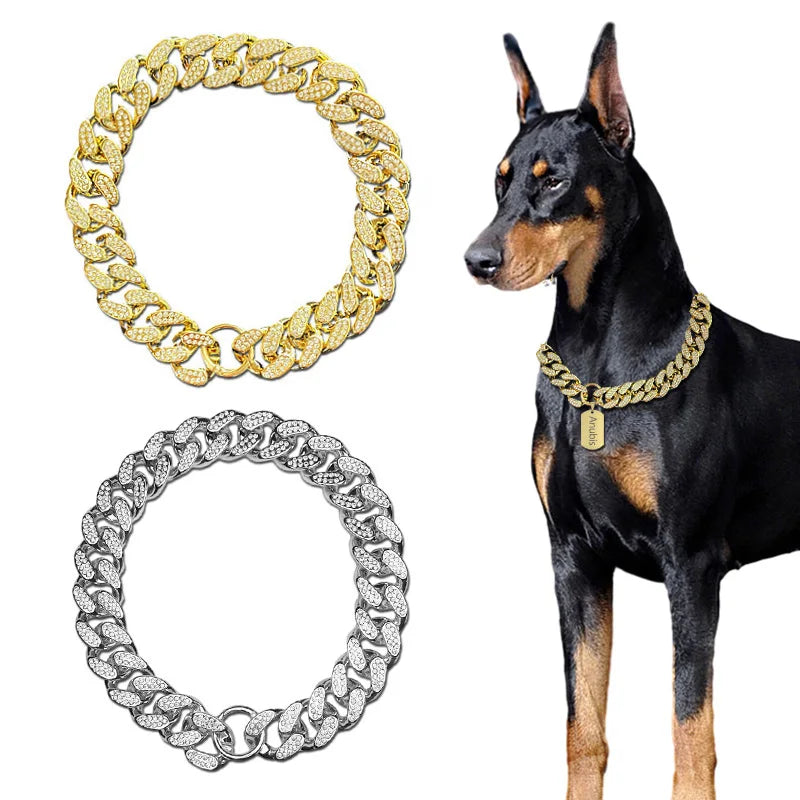 Dog Chain Collar for Your Confident Pet | Stylish & Strong - BIG FRENCHIES