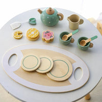 Wooden Afternoon Tea Set Toy | Kitchen Accessories Play for Kids - BIG FRENCHIES