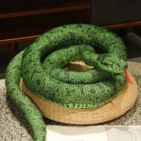 Artificial Python Plush Toy – Long Snake Soft Plush Home Decor