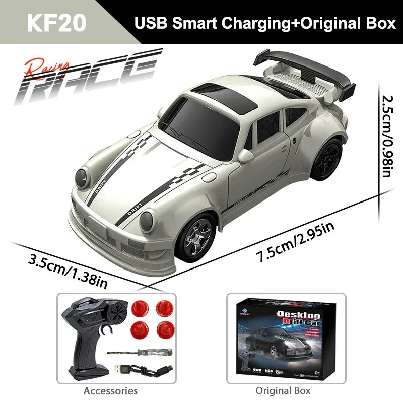 1/64 High-Speed Drift RC Car 4WD Mini Remote Control Racing Toy - BIG FRENCHIES